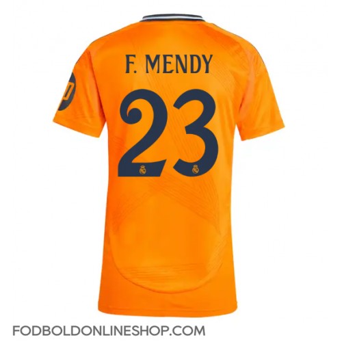 Real Madrid Ferland Mendy #23 Udebanetrøje Dame 2024-25 Kortærmet